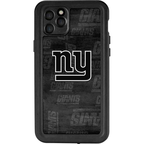 NFL New York Giants Black & White iPhone 11 Pro Max Waterproof Case