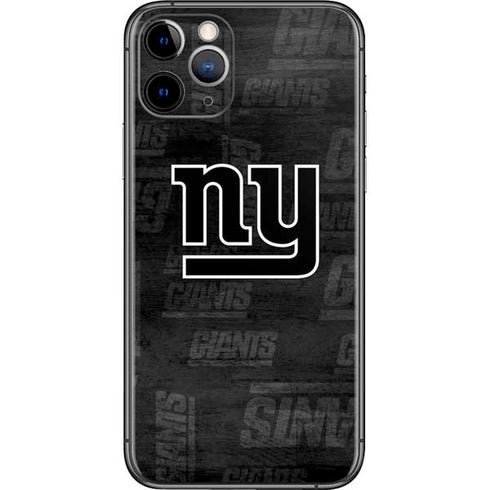 NFL New York Giants Black & White iPhone 11 Pro Skin