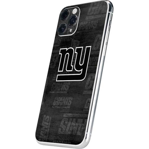 NFL New York Giants Black & White iPhone 11 Pro Skin