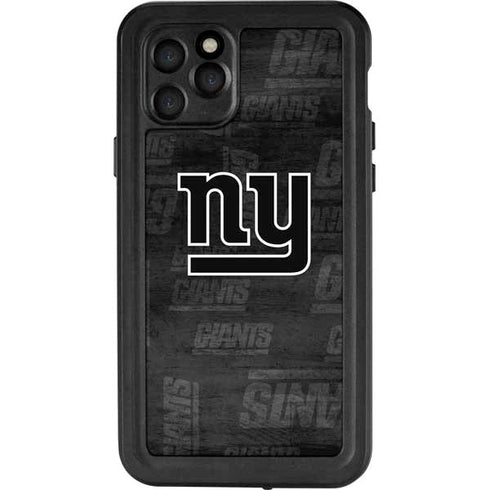 NFL New York Giants Black & White iPhone 11 Pro Waterproof Case