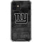 NFL New York Giants Black & White iPhone 12 Clear Case