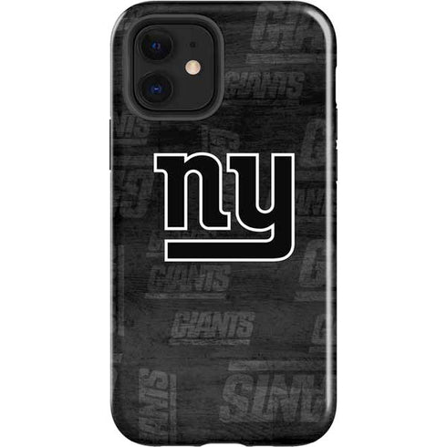 NFL New York Giants Black & White iPhone 12 Impact Case