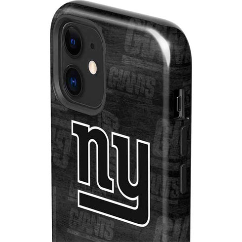 NFL New York Giants Black & White iPhone 12 Impact Case