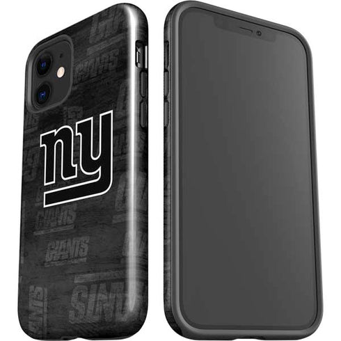 NFL New York Giants Black & White iPhone 12 Impact Case