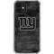 NFL New York Giants Black & White iPhone 12 Mini Clear Case