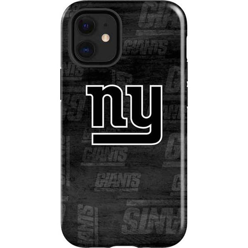 NFL New York Giants Black & White iPhone 12 Mini Impact Case