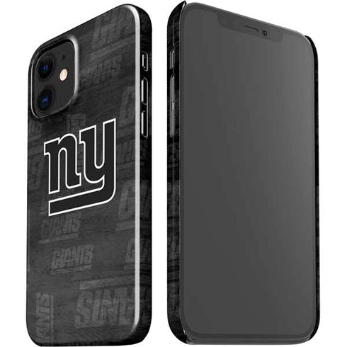 NFL New York Giants Black & White iPhone 12 Mini Lite Case