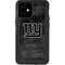 NFL New York Giants Black & White iPhone 12 Mini Waterproof Case