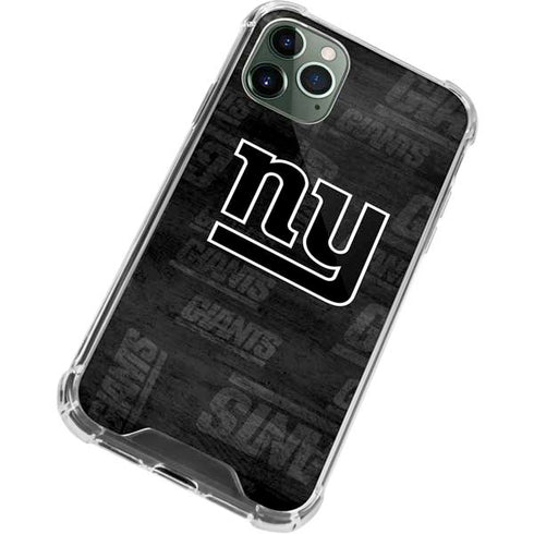 NFL New York Giants Black & White iPhone 12 Pro Max Clear Case