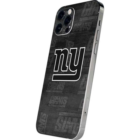 NFL New York Giants Black & White iPhone 12 Pro Max Skin