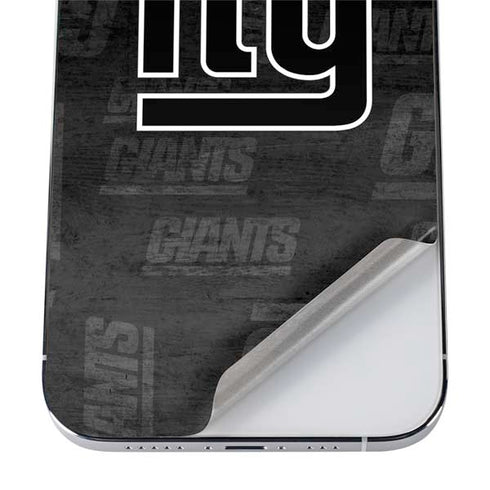 NFL New York Giants Black & White iPhone 12 Pro Max Skin