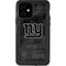NFL New York Giants Black & White iPhone 12 Waterproof Case