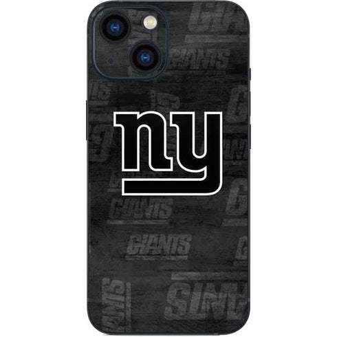 NFL New York Giants Black & White iPhone 13 Mini Skin