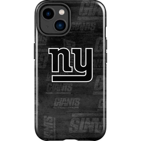 NFL New York Giants Black & White iPhone 14 Plus Impact Case