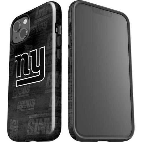 NFL New York Giants Black & White iPhone 15 Impact Case