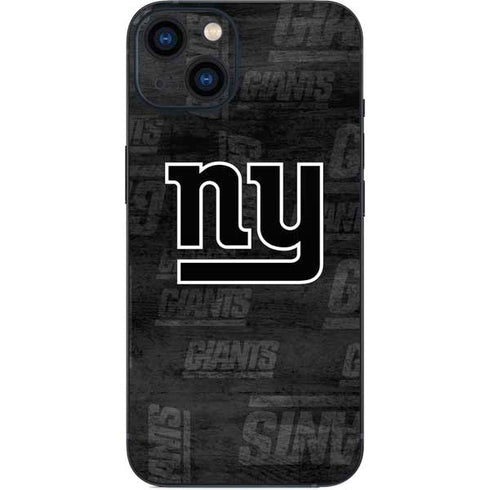 NFL New York Giants Black & White iPhone 14 Plus Skin
