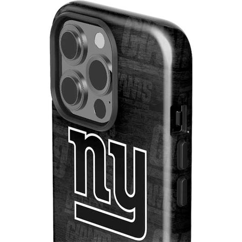 NFL New York Giants Black & White iPhone 15 Pro Impact Case