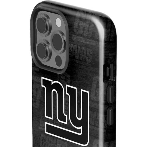 NFL New York Giants Black & White iPhone 15 Pro Max Impact Case