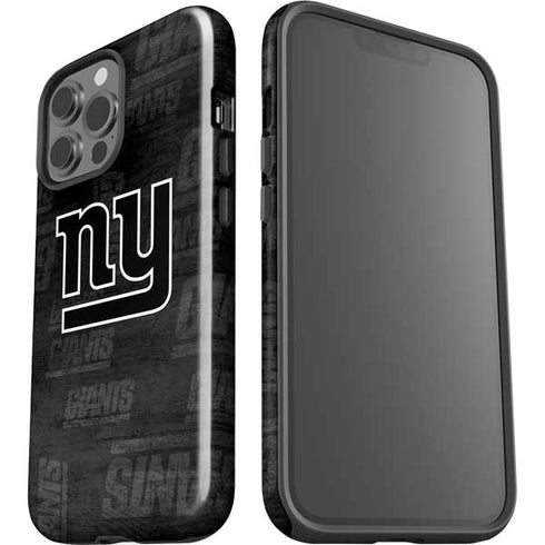 NFL New York Giants Black & White iPhone 15 Pro Max Impact Case