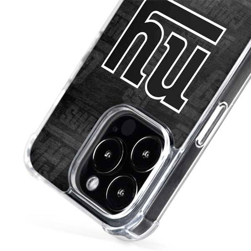 NFL New York Giants Black & White iPhone 15 Pro Max MagSafe Case