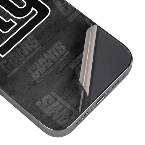 NFL New York Giants Black & White iPhone 14 Pro Max Skin