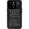 NFL New York Giants Black & White iPhone 14 Pro Waterproof Case