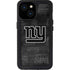 NFL New York Giants Black & White iPhone 15 Waterproof Case