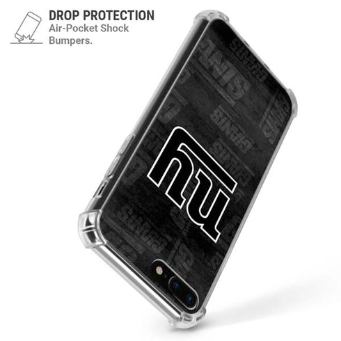 NFL New York Giants Black & White iPhone 7/8 Plus Clear Case