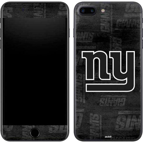 NFL New York Giants Black & White iPhone 7 Plus Skin