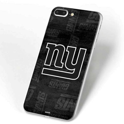 NFL New York Giants Black & White iPhone 7 Plus Skin