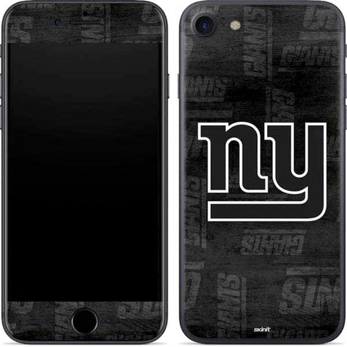 NFL New York Giants Black & White iPhone 7 Skin