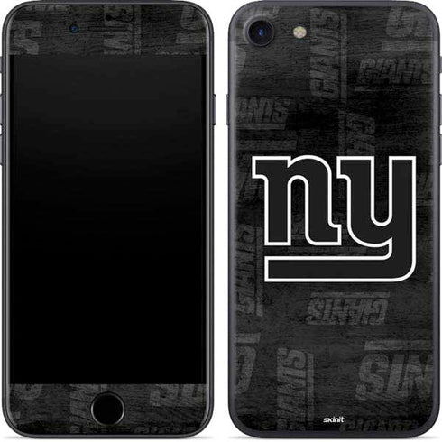 NFL New York Giants Black & White iPhone SE (2nd & 3rd Gen) Skin