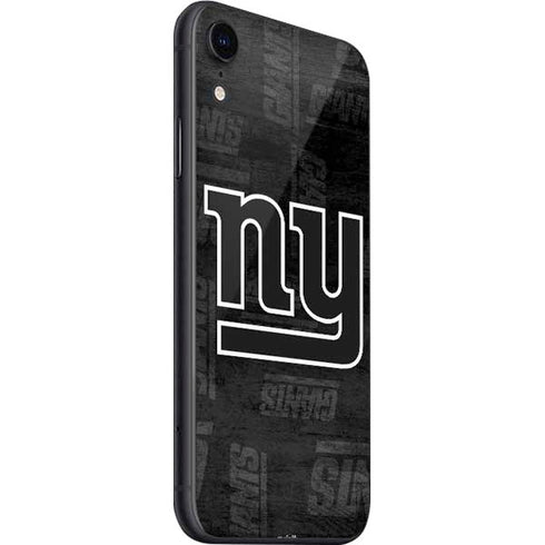 NFL New York Giants Black & White iPhone SE (2nd & 3rd Gen) Skin