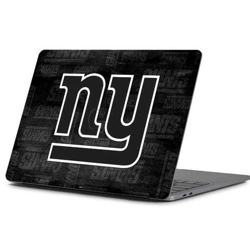 NFL New York Giants Black & White Apple MacBook Pro 13-inch Skin