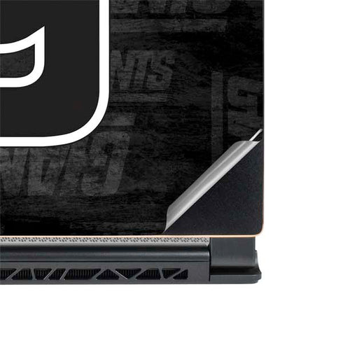 NFL New York Giants Black & White MSI GS65 Stealth Laptop Skin