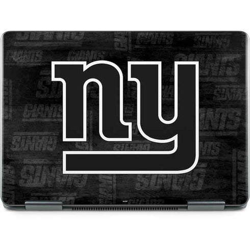 NFL New York Giants Black & White Notebook 9 Pro 13in (2017) Skin
