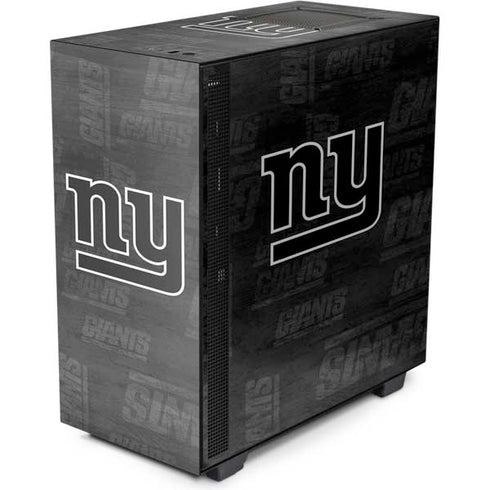 NFL New York Giants Black & White NZXT H510 Compact ATX Mid-Tower Case Skin