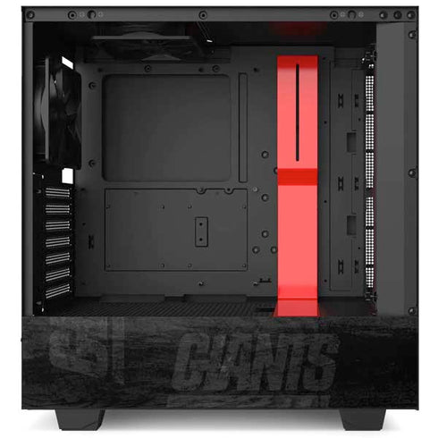 NFL New York Giants Black & White NZXT H510 Compact ATX Mid-Tower Case Skin