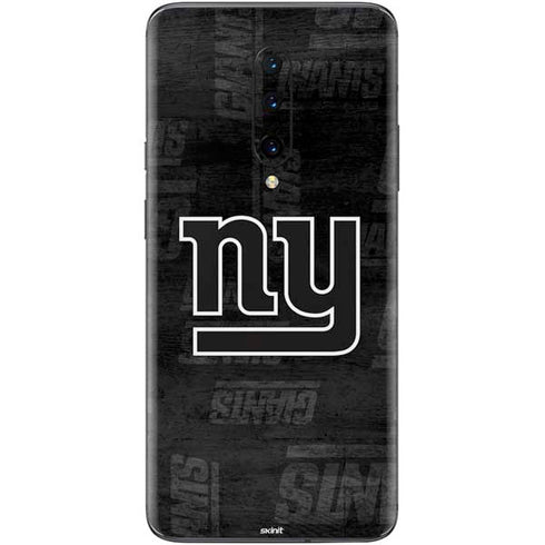NFL New York Giants Black & White OnePlus 7 Pro Skin