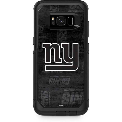 NFL New York Giants Black & White Otterbox Commuter Galaxy Skin