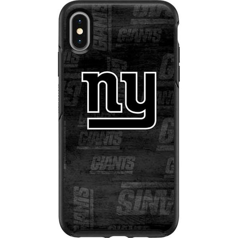 NFL New York Giants Black & White Otterbox Symmetry iPhone Skin