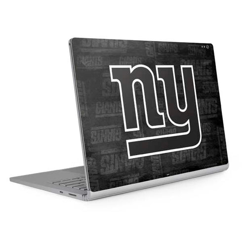 NFL New York Giants Black & White Surface Book 2 15in Skin
