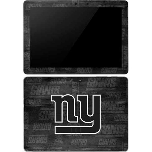 NFL New York Giants Black & White Surface Go Skin