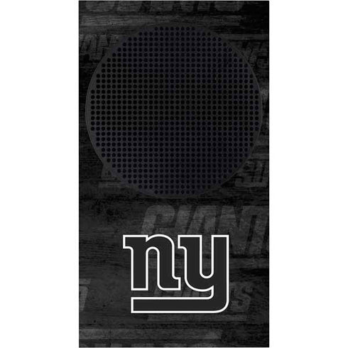 NFL New York Giants Black & White Xbox Series S Console Skin