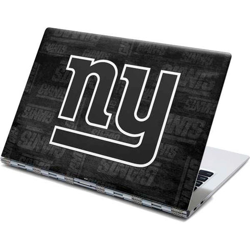 NFL New York Giants Black & White Yoga 910 2-in-1 14in Touch-Screen Skin