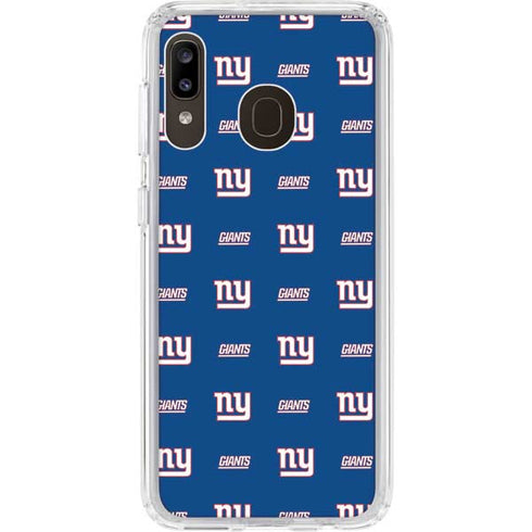 NFL New York Giants Blitz Series Galaxy A20 Clear Case