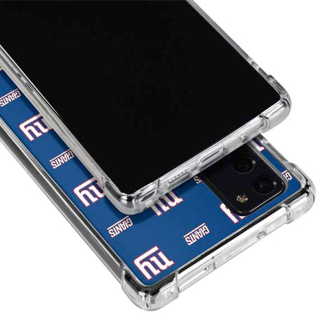 NFL New York Giants Blitz Series Galaxy Note20 5G Clear Case
