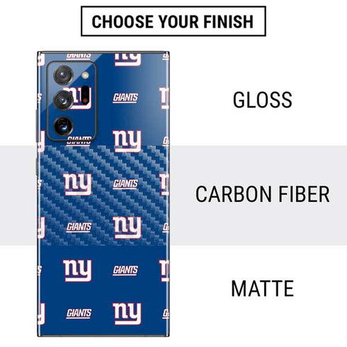 NFL New York Giants Blitz Series Galaxy Note20 Ultra 5G Skin
