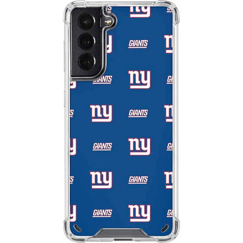 NFL New York Giants Blitz Series Galaxy S21 5G Clear Case