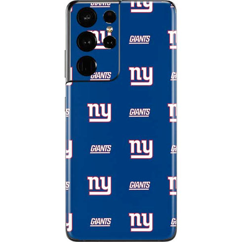 NFL New York Giants Blitz Series Galaxy S21 Ultra 5G Skin